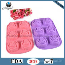 Hot Sale BPA Free Rose Silicone Baking Cake Tool Sc41